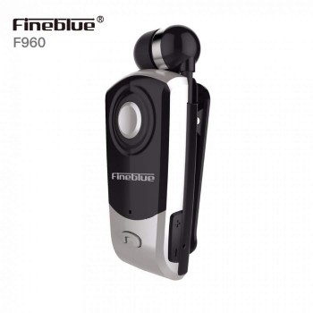 Bluetooth Fineblue F960 με δόνηση Black - Ασήμι