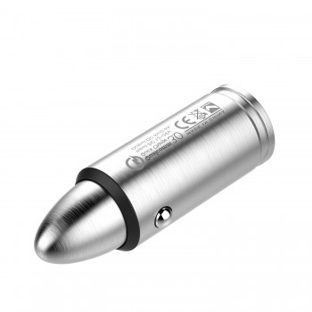 Quick Bullet Shaped Car Charger 3A KC-01