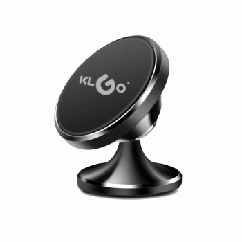 KLGO Z6 360' Degree Magnetic Car Holder - Dark Silver