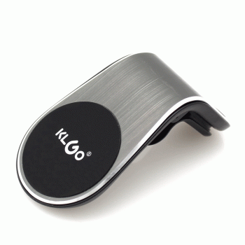 KLGO Z8 Magnetic Car Holder L-Shape Air Outlet Bracket - Silver