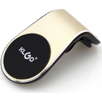 KLGO Z8 Magnetic Car Holder L-Shape Air Outlet Bracket - Gold