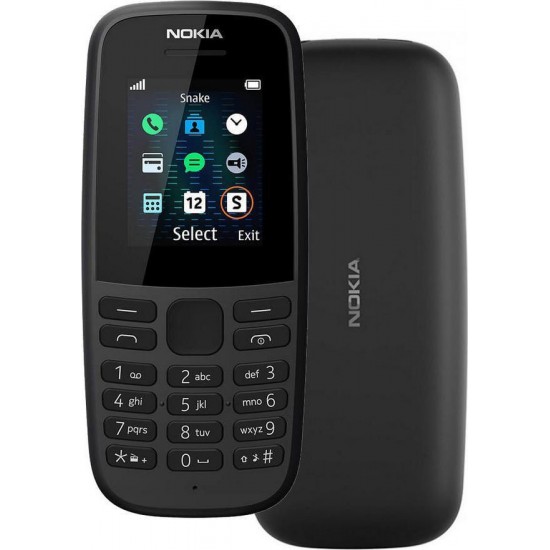 Nokia 105 (2019) 4th Edition Dual Sim 1.77" Μαύρο GR