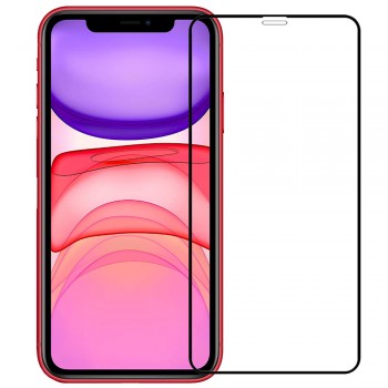 OEM Tempered Glass Full Cover Full Glue For Iphone 11 - Black