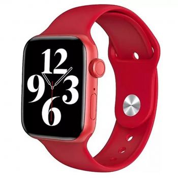 Sunpin SW-01 44mm Smartwatch με Παλμογράφο (Κοκίνο)