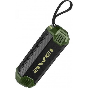 Awei Y280 Αδιάβροχο Bluetooth Ηχείο και Power Βank 4000mAh - Πράσινο