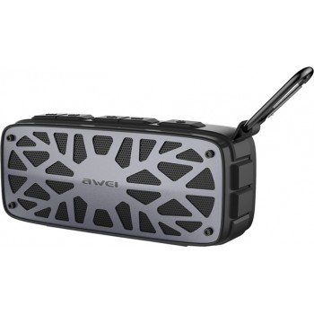 Awei Y330 Ηχείο Bluetooth 6W με Ραδιόφωνο και 4 ώρες Λειτουργίας - Γκρί
