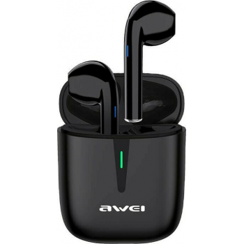 AWEI T21 Bluetooth Ακουστικά TWS Smart touch με Θήκη Φόρτισης - Black