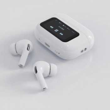 Λευκά Ασύρματα Bluetooth Ακουστικά με Αίσθηση Αφής 