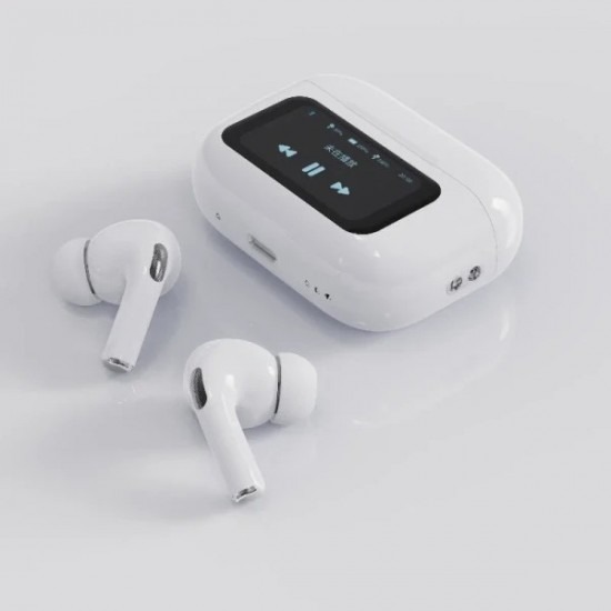 Λευκά Ασύρματα Bluetooth Ακουστικά με Αίσθηση Αφής Λευκά Ασύρματα Bluetooth Ακουστικά με Αίσθηση Αφής