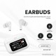 Λευκά Ασύρματα Bluetooth Ακουστικά με Αίσθηση Αφής Λευκά Ασύρματα Bluetooth Ακουστικά με Αίσθηση Αφής