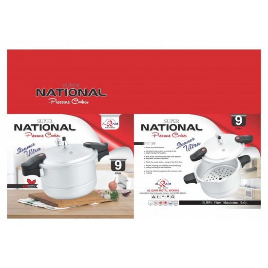 ALQAIM SUPER NATIONAL PRESSURE COOKER STEAMER ULTRA ALQAIM SUPER NATIONAL PRESSURE COOKER STEAMER ULTRA