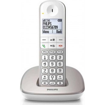 Philips XL4901S Ασύρματο Τηλέφωνο με Aνοιχτή Aκρόαση - Λευκό