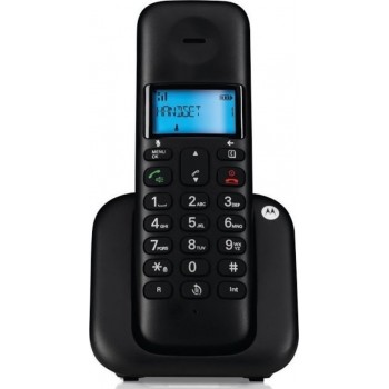 Motorola T301 Ασύρματο Τηλέφωνο με Aνοιχτή Aκρόαση - Μαύρο