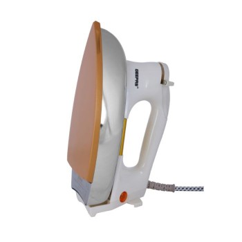 Geepas White 1200W Heavy Weight Dry Iron - Non Stick Sole Plate, Temperature Control