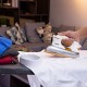 Geepas White 1200W Heavy Weight Dry Iron - Non Stick Sole Plate, Temperature Control Geepas White 1200W Heavy Weight Dry Iron - Non Stick Sole Plate, Temperature Control