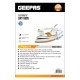 Geepas White 1200W Heavy Weight Dry Iron - Non Stick Sole Plate, Temperature Control Geepas White 1200W Heavy Weight Dry Iron - Non Stick Sole Plate, Temperature Control