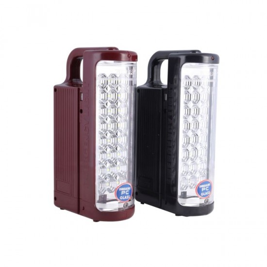 Geepas Rechargeable LED Lantern | Emergency Lantern | 24 Super Bright LEDs, 100 Hours Working