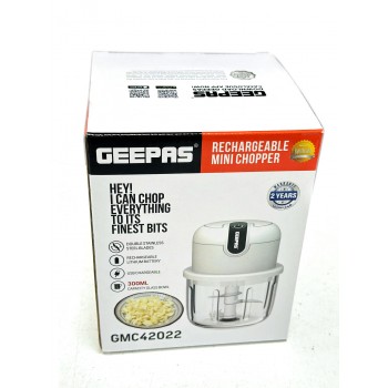 GEEPAS RECHARGEABLE MINI CHOPPER 