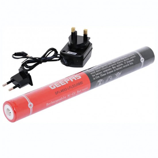 Geepas Rechargeable LED Flashlight 470mm