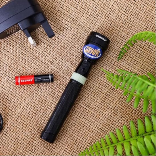 Geepas Rechargeable LED Flashlight