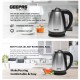 Geepas 1.8L Electric Kettle Stainless Steel Cordless Kettle