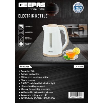 Geepas Cordless Electric Kettle