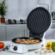  Geepas Portable Design 1800W Pizza Maker with 32 Cm Non-stick Baking Plate & Power-On Indicator