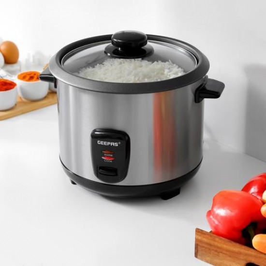 Geepas Electric Rice Cooker - 1.5 Litre