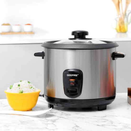 Geepas Electric Rice Cooker - 1.5 Litre