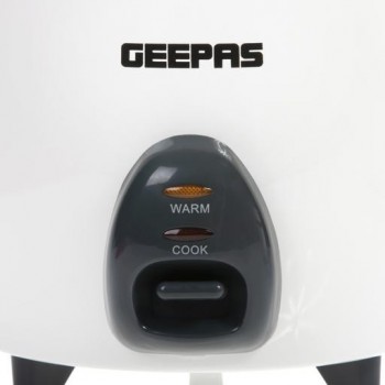 Geepas 1L Electric Rice Cooker -Cook/Warm/Steam, High-Temperature Protection