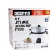 Geepas 2.2L Electric Rice Cooker -Cook/Warm/Steam, High-Temperature Protection