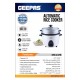 Geepas 2.2L Electric Rice Cooker -Cook/Warm/Steam, High-Temperature Protection