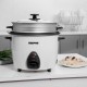 Geepas 2.2L Electric Rice Cooker -Cook/Warm/Steam, High-Temperature Protection