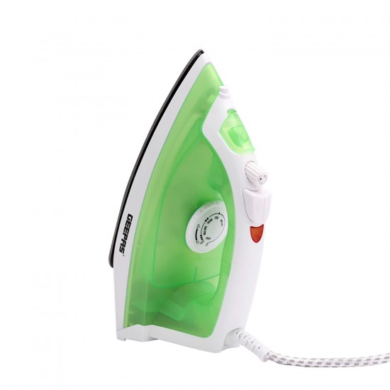 Geepas Multifunctional Steam Iron for Crisp Ironed Clothes - Non-Stick Soleplate 1600W