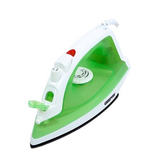 Geepas Multifunctional Steam Iron for Crisp Ironed Clothes - Non-Stick Soleplate 1600W