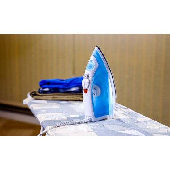 Geepas Multifunctional Steam Iron for Crisp Ironed Clothes - Non-Stick Soleplate 1600W