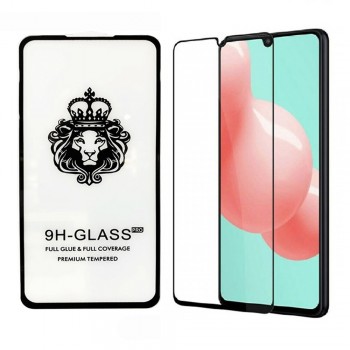 OEM Full Face & Full Glue Tempered Glass Screen Protector For Samsung Galaxy A03S - Black