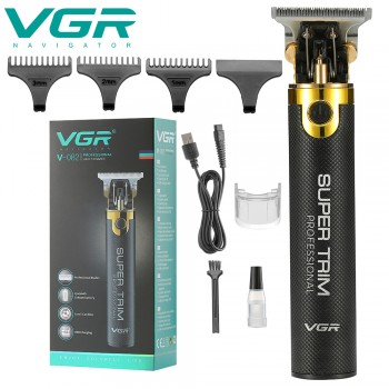 VGR V-082 Mέταλικο Ξυριστική Μηχανή Προσώπου Επαναφορτιζόμενη
