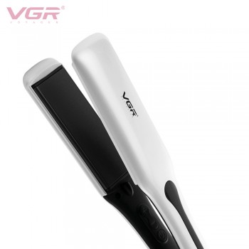 VGR V-556 Professional Digital Dry & Wet Hair Curler Straightener Flat Iron 38mm Wide