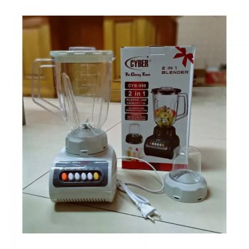 Cyber ​​Cyb-999 Blender  2 in 1/ 1.5 liter Capacity With Classy Touch And 4 Speed ​​And Grinder Function