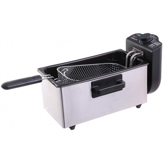 Sokany WJ-800 Electric Deep Fryer, 2000 Watts, 3 Liters Sokany WJ-800 Electric Deep Fryer, 2000 Watts, 3 Liters