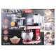 SOKANY SC213C 1200W Stand Mixer Stainless Steel 6.5L Bowl 6-speed Kitchen Food Blender