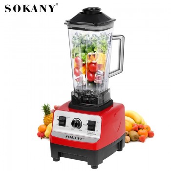 SOKANY SK444 4500W Heavy Duty Commercial Grade Automatic Blender 2000ml Jar - Red