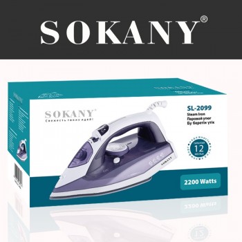 Sokany SL-2099 Cordless electric iron for Clothes Adjustable Vertical Electric Irons (240ml) Water Tank