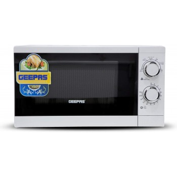 Geepas GMO1894 20L Microwave Oven | 1200W Solo Microwave with 6 Power Levels and a Timer