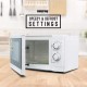 Geepas GMO1894 20L Microwave Oven | 1200W Solo Microwave with 6 Power Levels and a Timer
