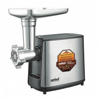 SANFORD SF5858MG -A Meat Grinder Exchangeable 3 metal cutting plate 2000Watts Capacity 1.8Kg/Min 