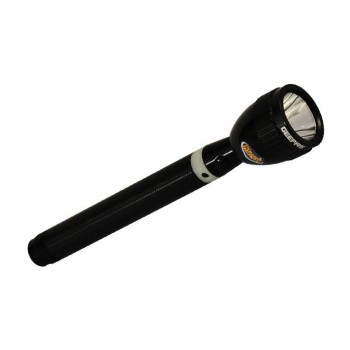 Geepas GFL3803 Φακός Επαναφορτιζόμενος αδιάβροχος Water Proof Pocket Flashlight - Black (UK Plug)