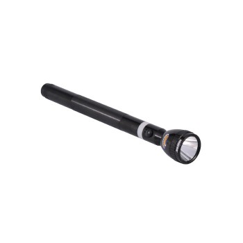 Geepas GFL3869 Φακός Επαναφορτιζόμενος αδιάβροχος  2200m Water Proof Pocket Flashlight - Black (UK Plug)