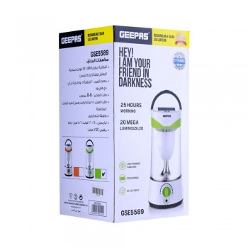 Geepas GSE5589 Rechargeable LED Emergency Lantern - Orange (UK Plug)